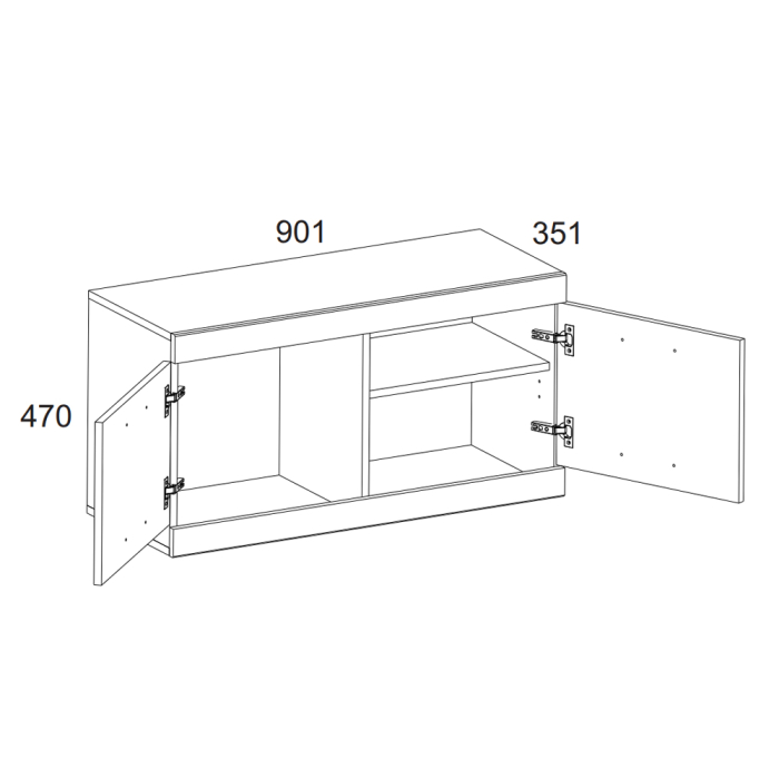 Комоды, Тумба 2D, OSKAR