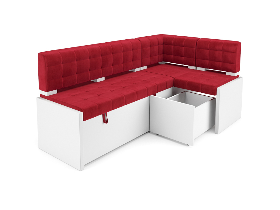 Кухонные уголки, Диван угловой кухонный Ганновер (Микровелюр) 176х82х104 см