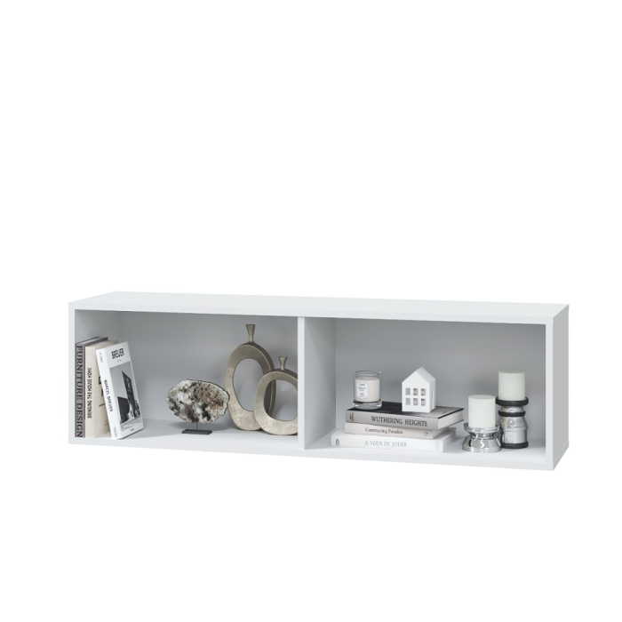 В гостиную, Шкаф навесной горизонтальный со стеклом Шарлиз