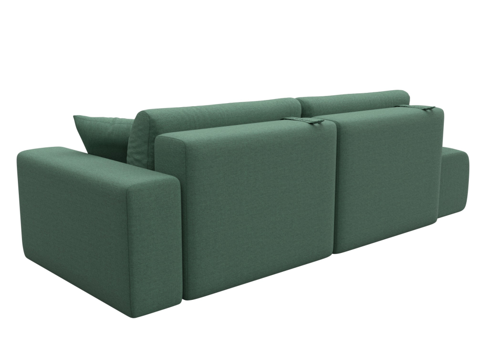 Диваны еврокнижки, Диван прямой Лига-036 НПБ Модерн подлокотник справа, рогожка Амур