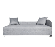 Односпальные, Кровать тахта односпальная 80, правый угол, рогожка