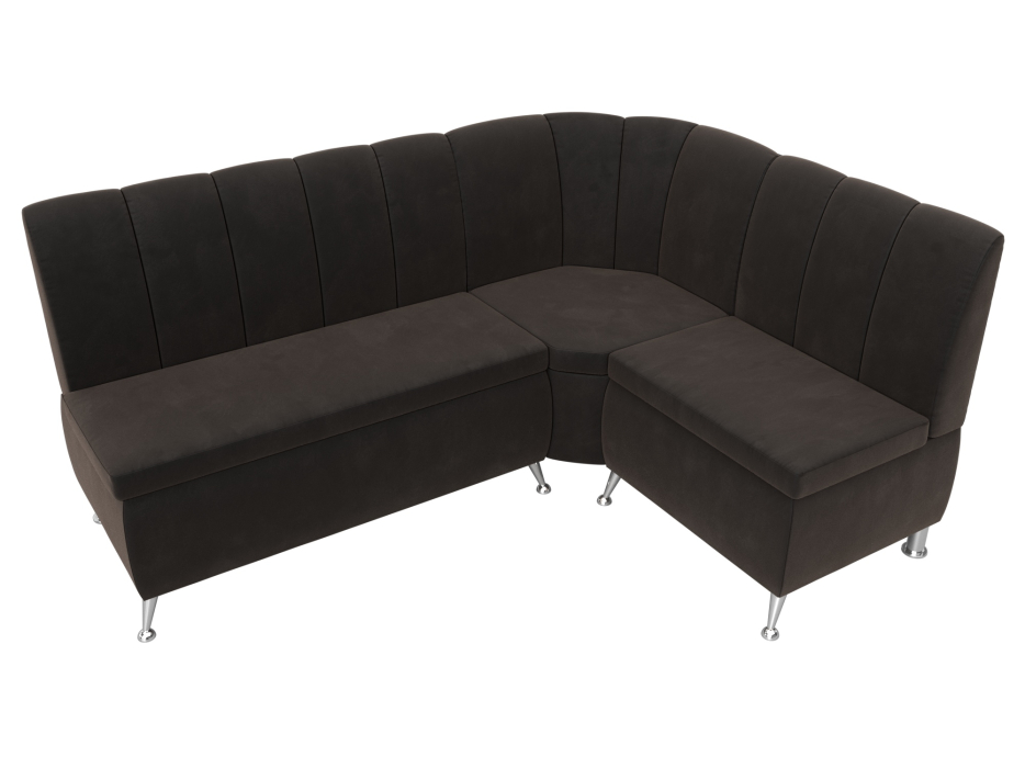 Диваны угловые кухонные, Диван кухонный угловой Кантри правый угол, велюр