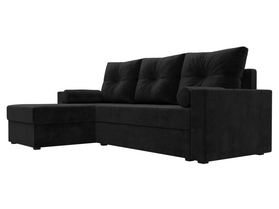 Диваны угловые в гостиную, Диван угловой Верона Лайт левый угол, велюр