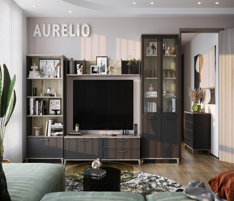 Стенки для гостиной, Гостиная Аурелио. Комплект 1
