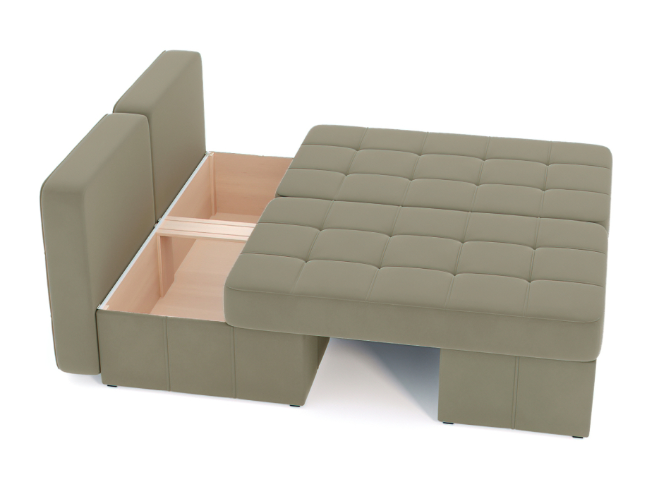 Диваны угловые в гостиную, Диван-кровать угловой Оливер Люкс еврокнижка-трансформер, велюр