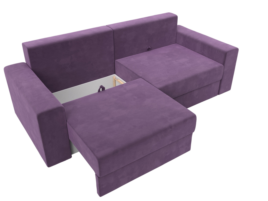 Диваны выкатные, Диван прямой Майами, микровельвет