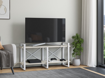 Тумба под ТВ Айсберг Лофт 120 белый