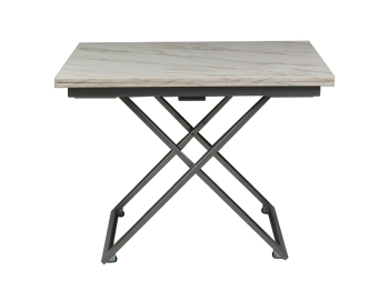 Стол трансформер Compact (серебро)