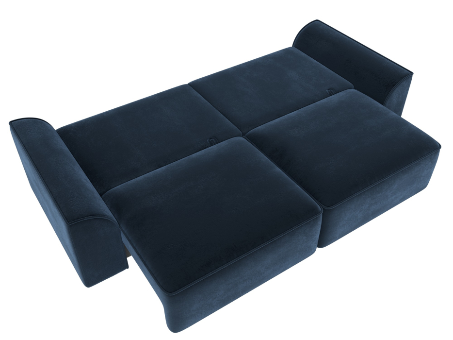 Диваны еврокнижки, Диван прямой Лига-048 НПБ, велюр TOWER