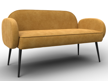 Диван прямой Лига-086, велюр BRUT