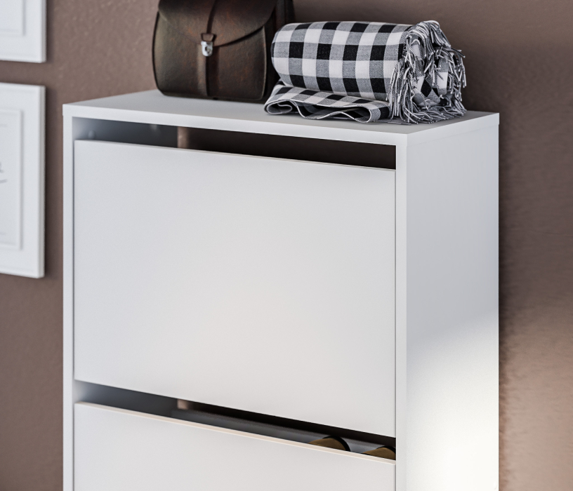 Тумбы, Тумба для обуви Терра СБ-3307 Белый