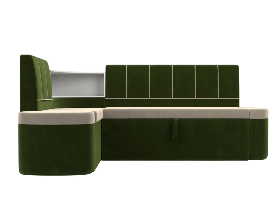 Диваны угловые кухонные, Кухонный угловой диван Тефида левый угол, микровельвет