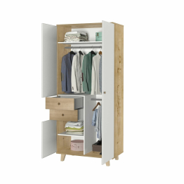 Шкаф 2-х створчатый с ящиками Аскис