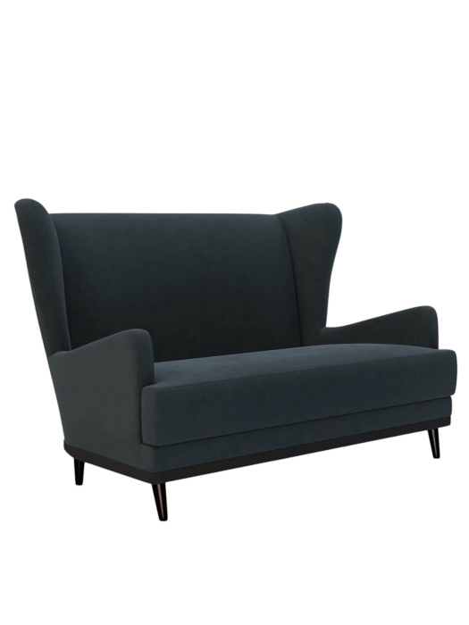 Дизайнерские диваны для гостиной, Диван прямой Вегас, велюр