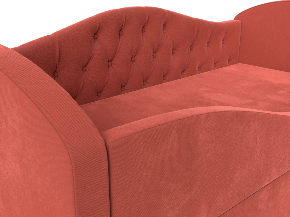 Кровати одноярусные, Детская кровать Сказка Люкс, микровельвет