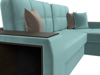 Угловой диван Брюссель правый угол, велюр