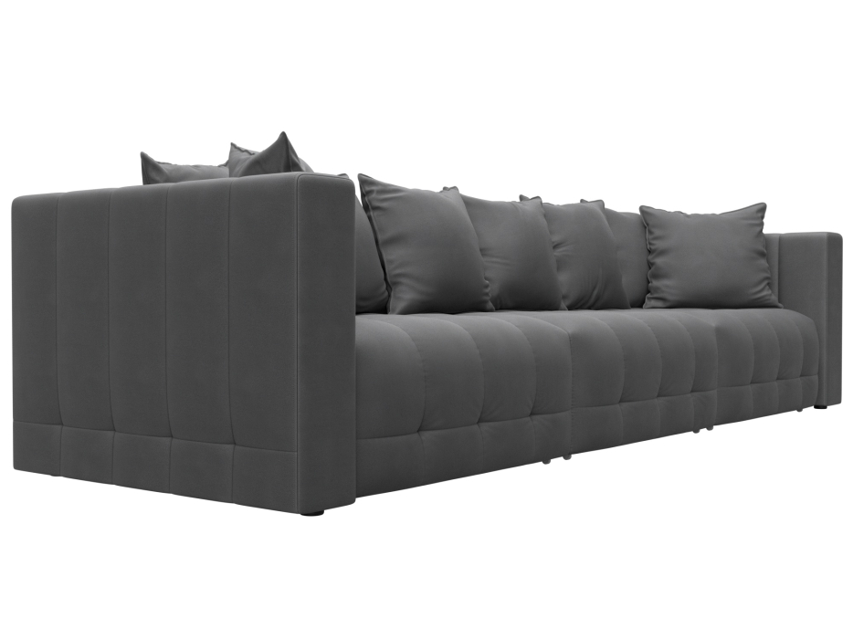 Дизайнерские диваны для гостиной, Диван прямой Лига-052 НПБ Лонг, замша JOLY