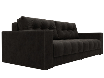 Диван прямой с декором Лига-049 НПБ, велюр BRUT