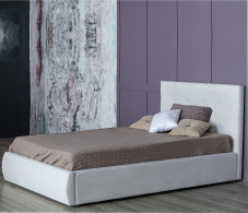 Мягкая кровать, Мягкая кровать Selesta 1200 с ортопедическим основанием с матрасом АСТРА