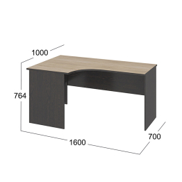 Стол письменный угловой Успех-2 ПМ-184.06