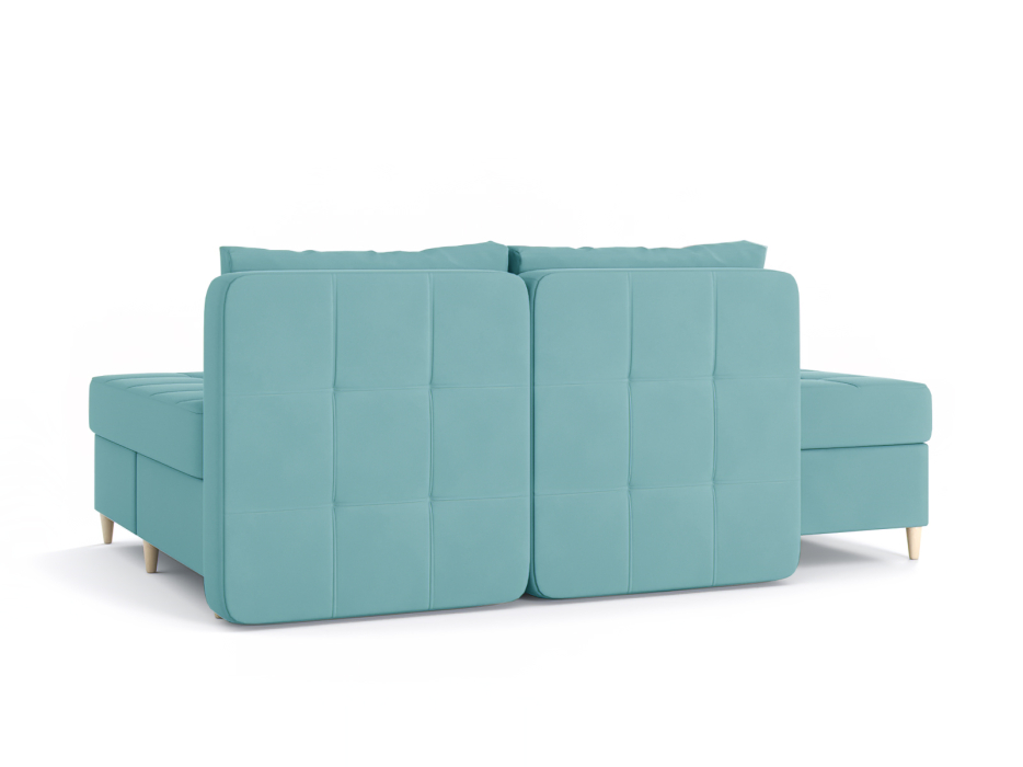 Диваны угловые в гостиную, Диван-кровать угловой Оливер 2 еврокнижка-трансформер, велюр