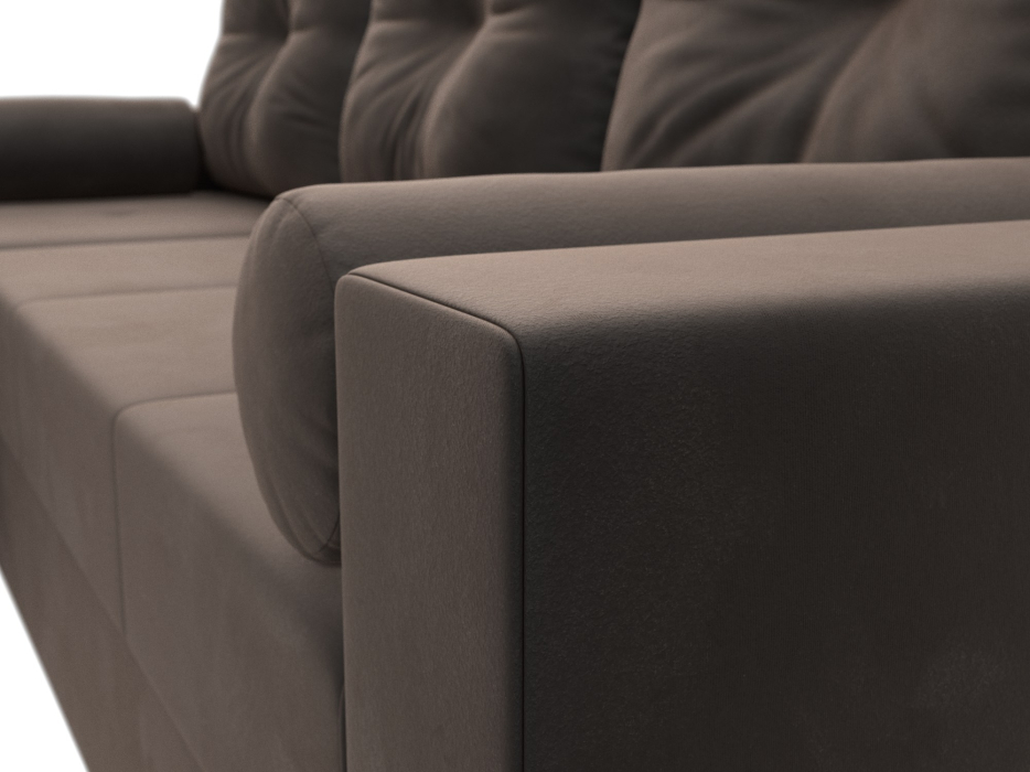 Диваны угловые в гостиную, Диван угловой Верона Лайт левый угол, велюр