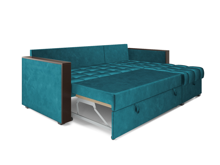 Диваны угловые в гостиную, Диван угловой Техас (Бархат)