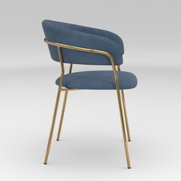 Стулья, Стул Whispered Fusion вельвет, золотой