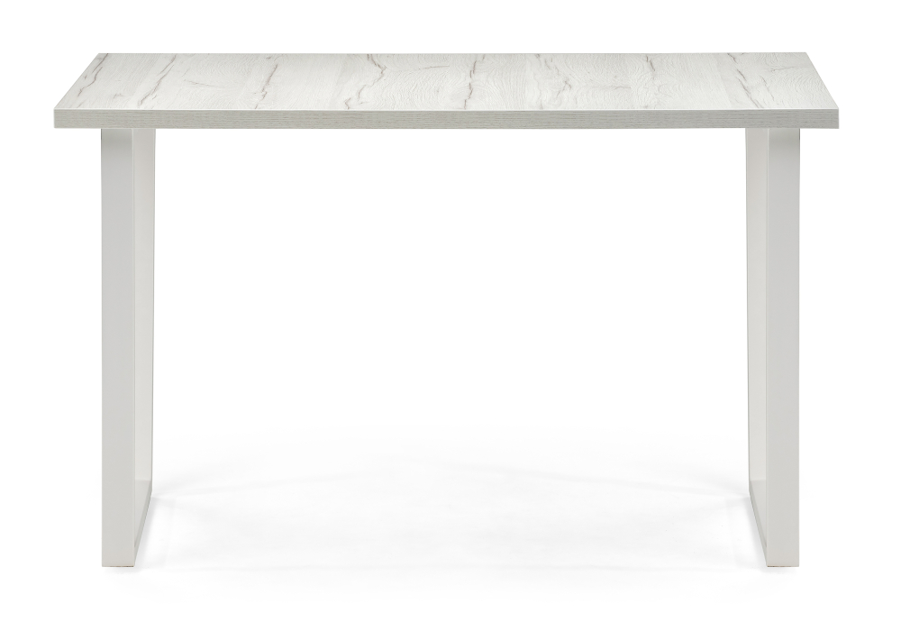 Обеденные столы, Стол деревянный Лота Лофт 120 25 мм (белый матовый)