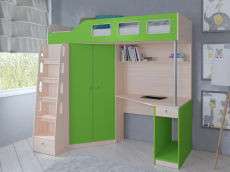 Кровати-чердаки, Кровать-чердак Астра 7 Дуб молочный