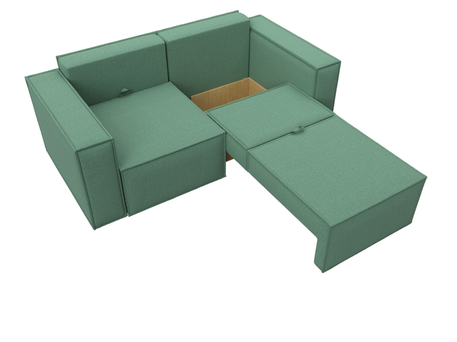 Диваны кровати со спальным местом, Диван прямой Куба мини, рогожка Амур