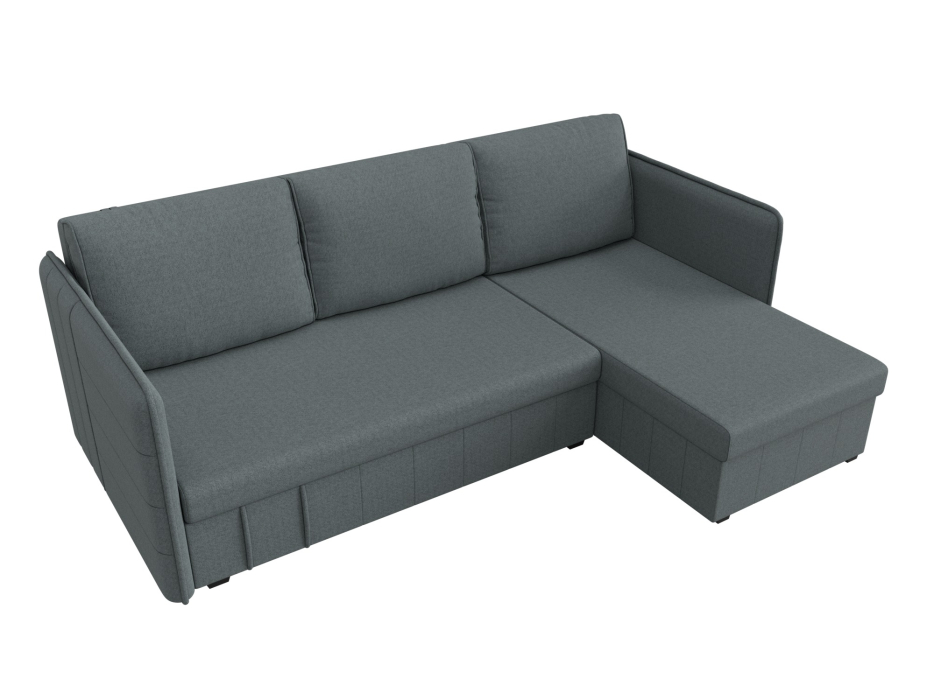 Диваны угловые в гостиную, Диван угловой Слим универсальный угол, рогожка Амур