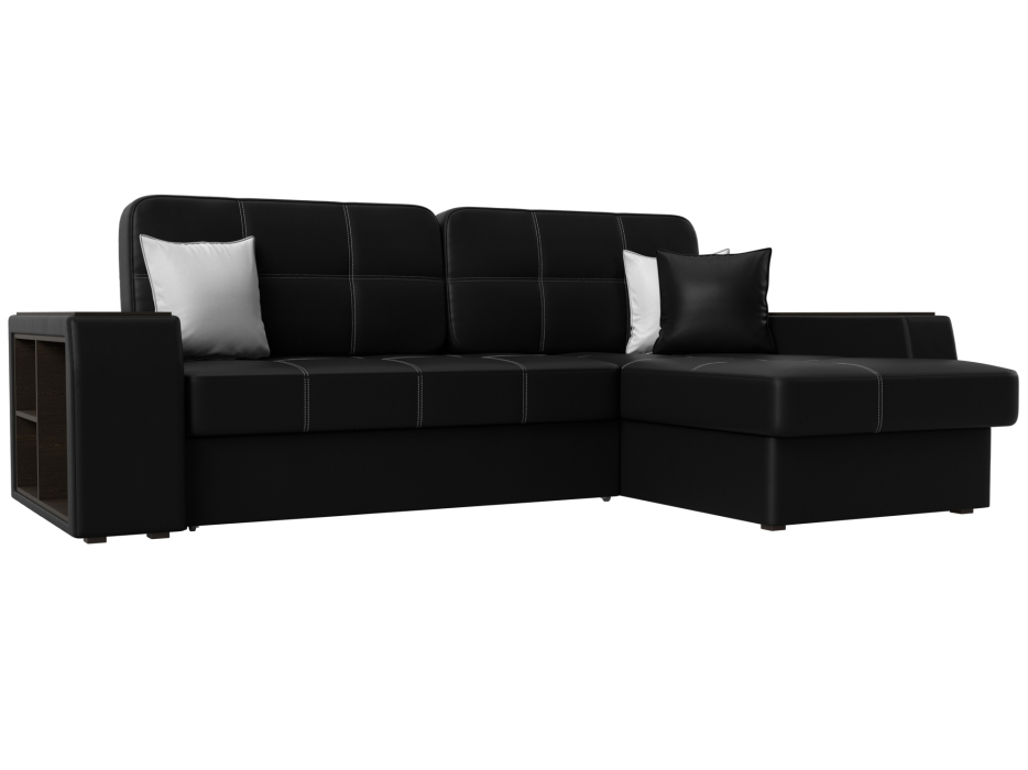 Диваны угловые в гостиную, Угловой диван Брюссель правый угол, экокожа