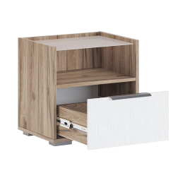 Тумба прикроватная Николь мод. 2, дуб альпийский