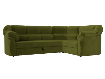 Диван угловой Карнелла правый угол, микровельвет