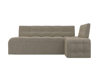 Кухонный угловой диван Люксор правый угол, микровельвет