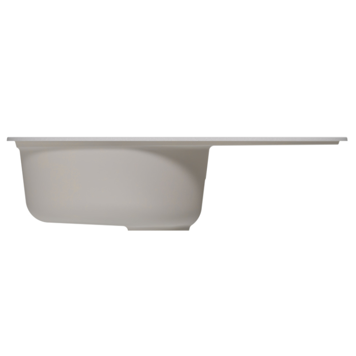 Кухонные мойки, Мойка ML-GM16 овальная с крылом, 730*460*180мм NEW*