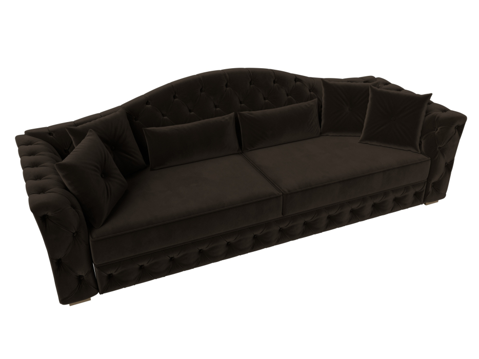 Диваны кровати со спальным местом, Прямой диван Артис, микровельвет