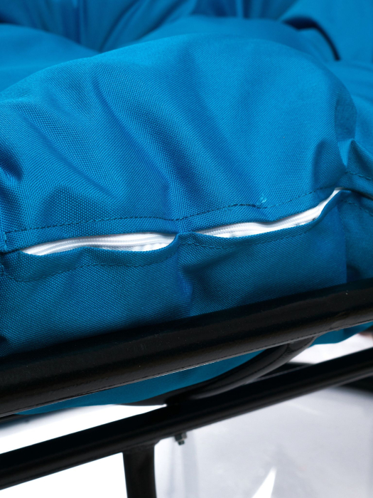 Диваны, Диван МАМАСАН без ротанга чёрный металл