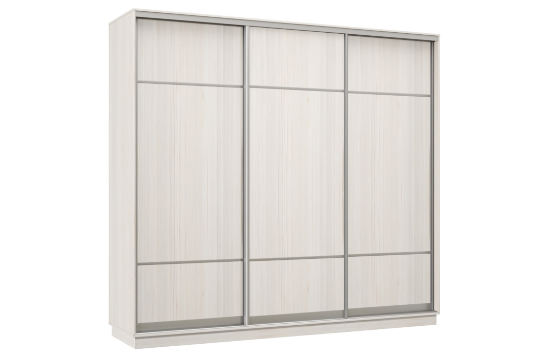 Шкафы-купе 3-х дверные, Шкаф-купе Премьер Лайт 62 (08;08;08) трехдверный