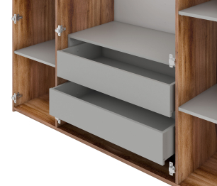 Шкаф 4-х дверный Онтарио