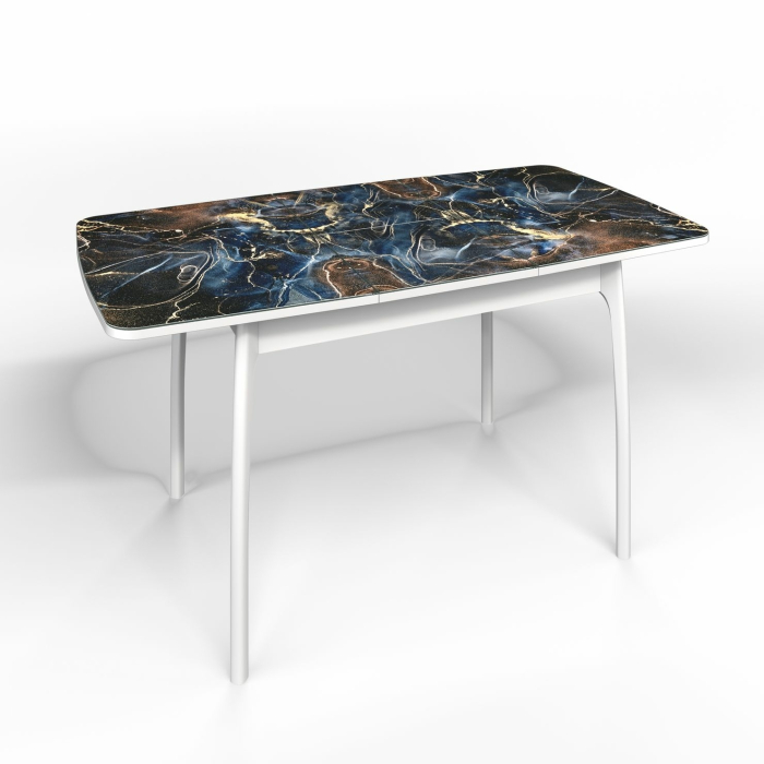 Обеденные столы, Флорида стол гнутая нога №2 Белый