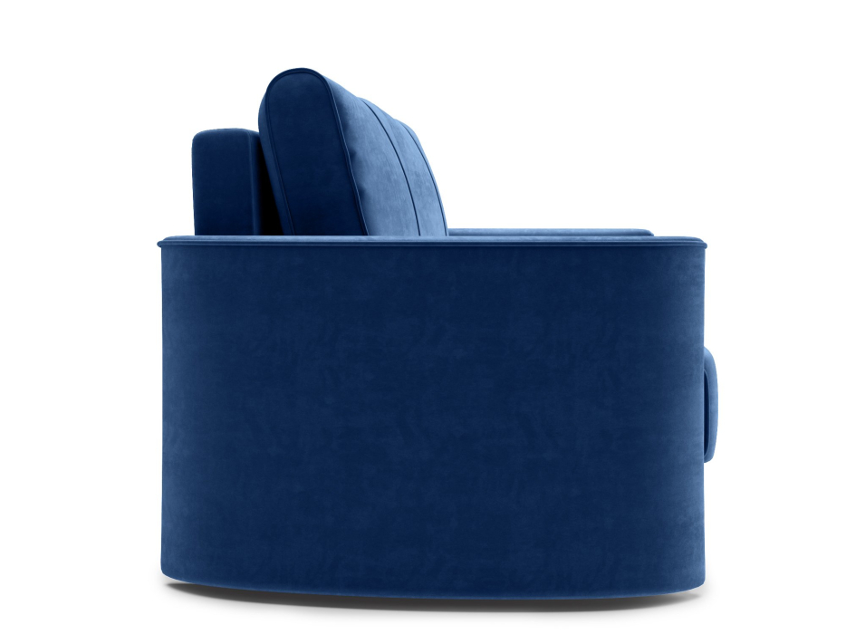 Диваны еврокнижки, Диван прямой Амми двухместный, Трехсекционная еврокнижка, велюр