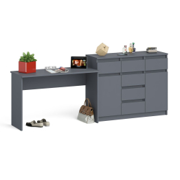 Письменный стол МСП1200.1 с комодом-тумбой на 1200 Мори
