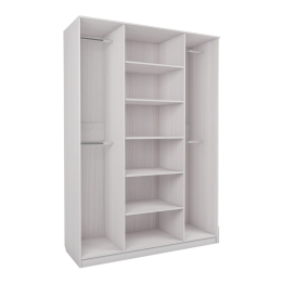 Шкаф четырехдверный с зеркалом Александра ШК-4