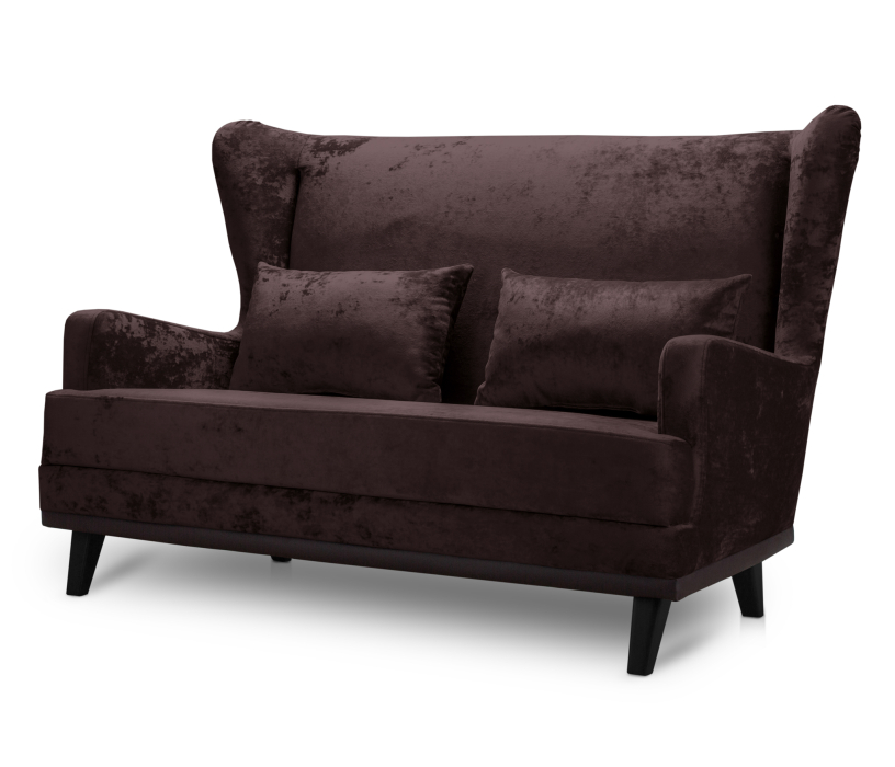 Дизайнерские диваны для гостиной, Диван прямой нераскладной Ритм, плюш