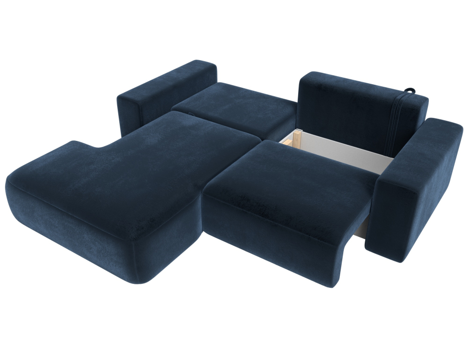 Диваны угловые в гостиную, Диван угловой Лига-036 НПБ Классик левый угол, велюр TOWER