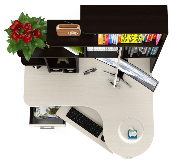 Детские столы, Угловой компьютерный стол Варяг-3