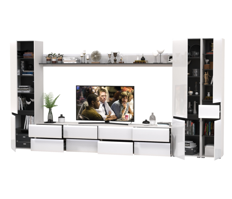 Стенки для гостиной, Сидней мебельная стенка комплектация № 111