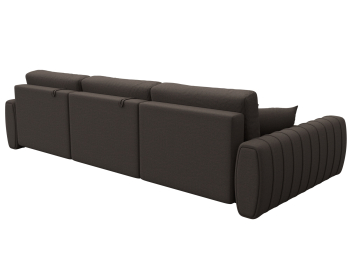 Диван угловой Лига-057 НПБ Лонг угол левый, рогожка Амур